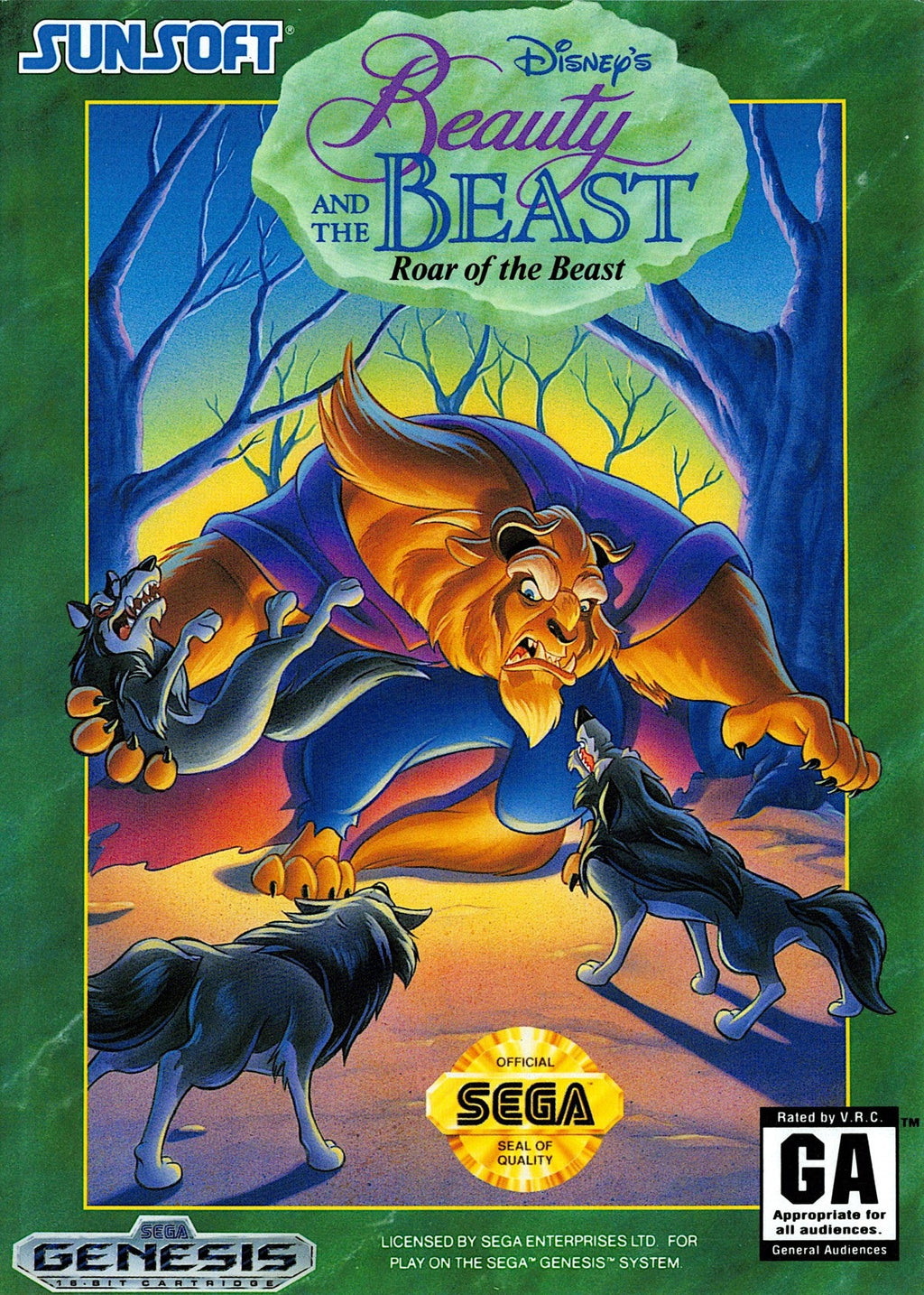 Disney's Beauty and the Beast: Roar of the Beast – Sega Genesis (GEN)
