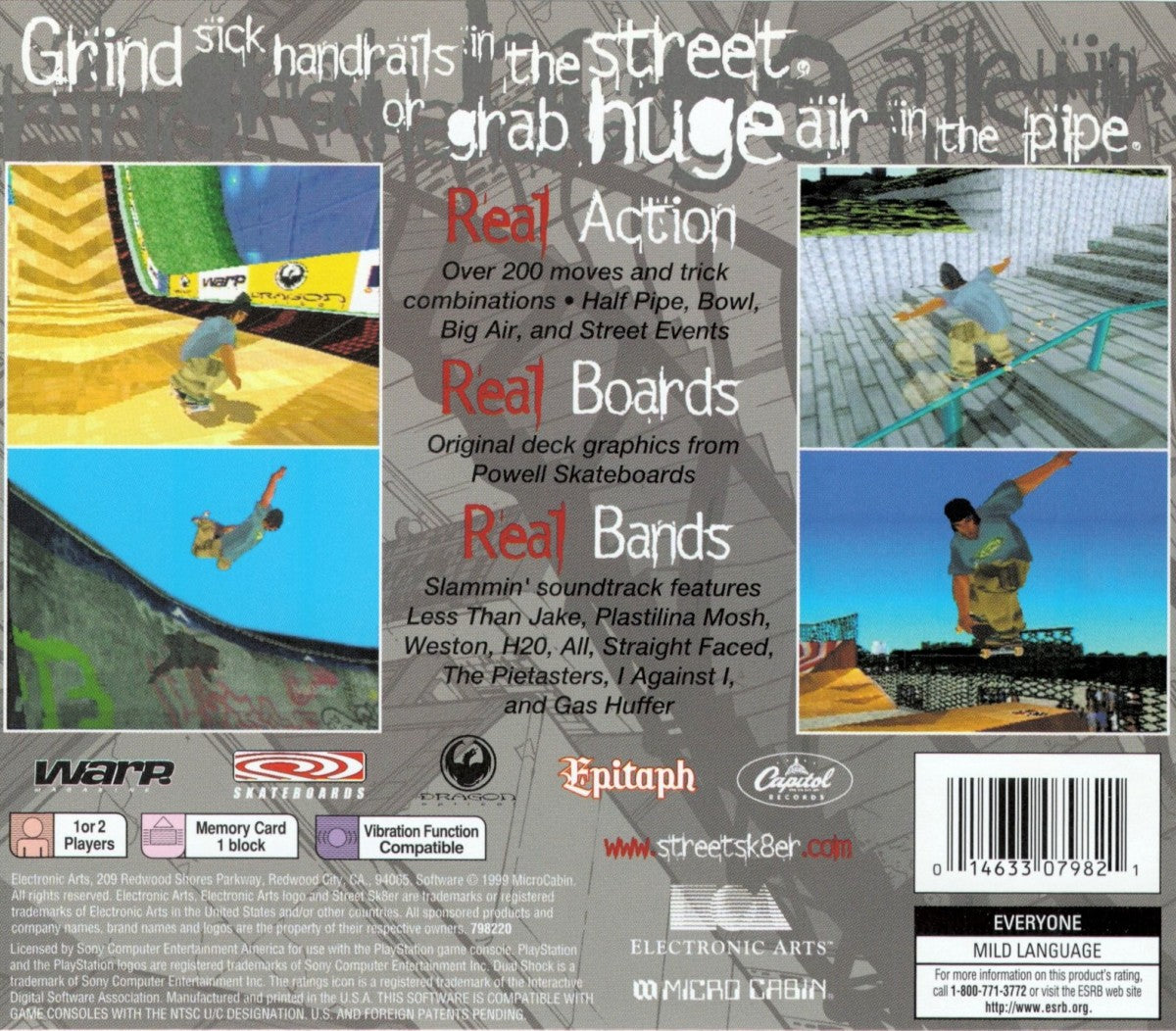 Street Sk8er – PlayStation 1 (PS1)