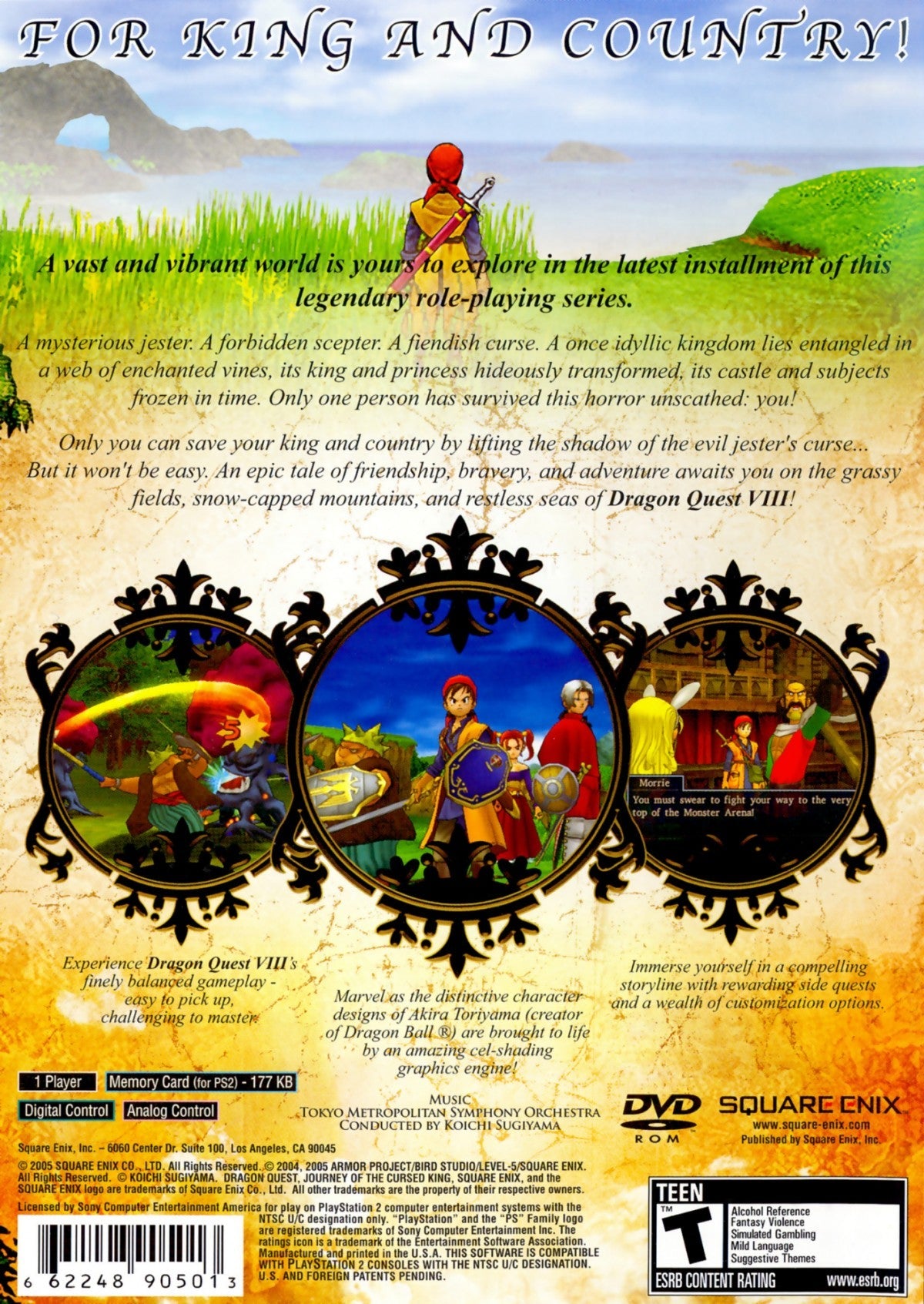 Dragon Quest VIII: Journey of the Cursed King [CIB][w/ slipcover] – PlayStation 2 (PS2)