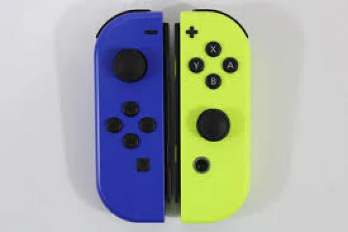 Nintendo Switch Console System (NS) Blue & Yellow Joy-Cons with Dock – Scratch & Scuff Condition