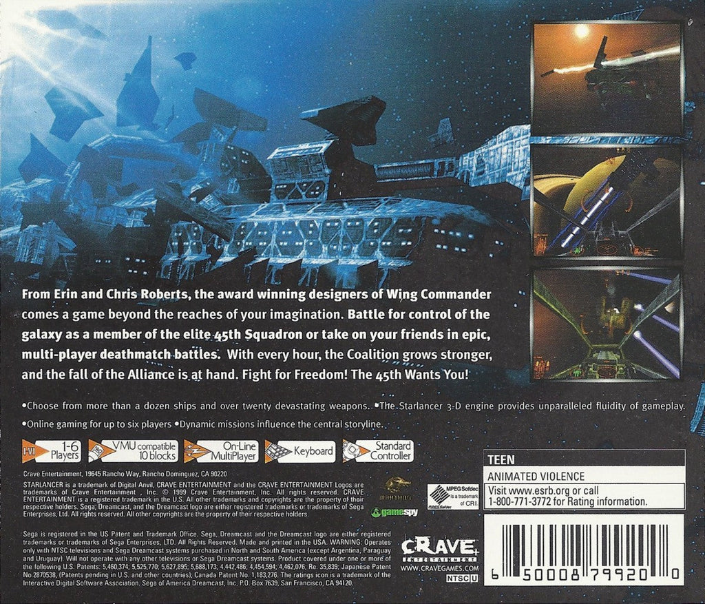 StarLancer – Sega Dreamcast (DC)