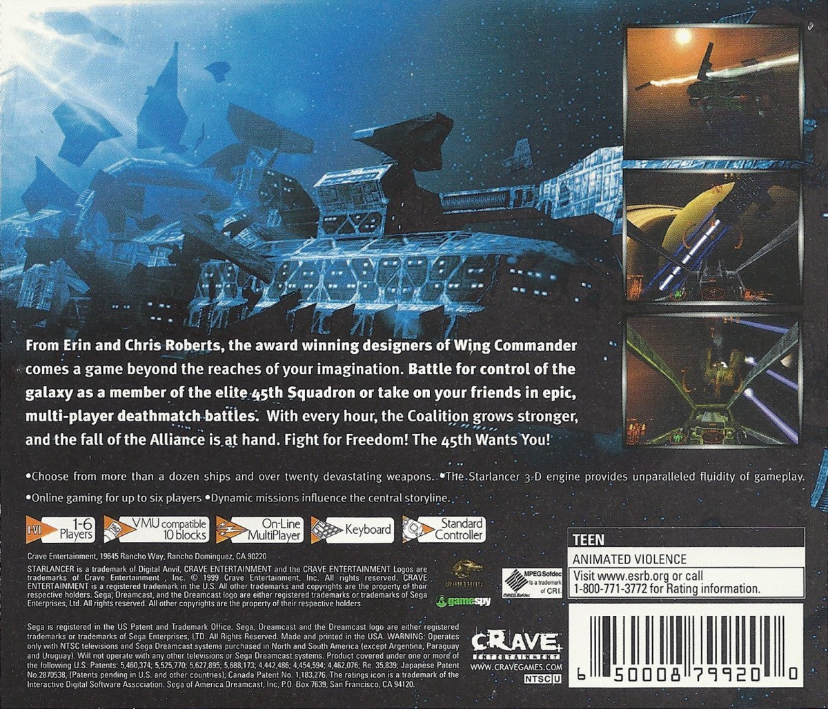 StarLancer – Sega Dreamcast (DC)