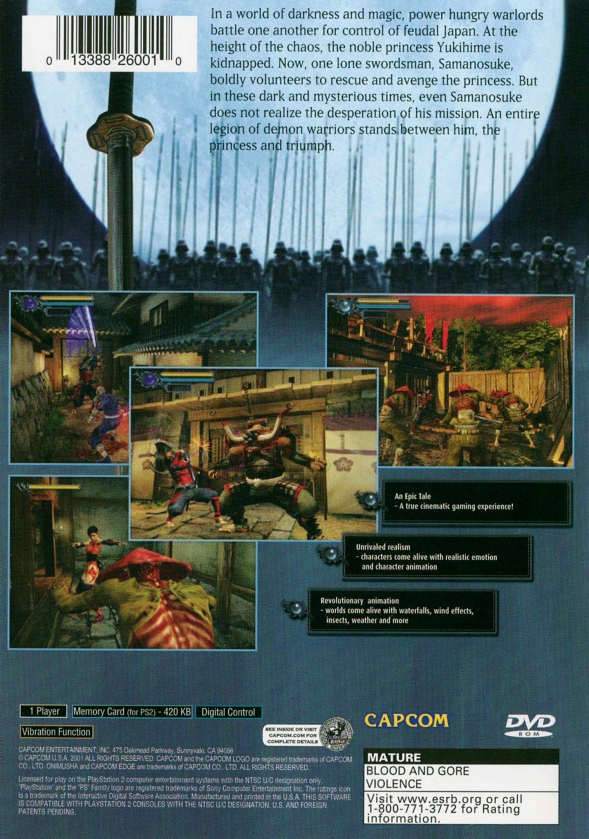 Onimusha: Warlords – PlayStation 2 (PS2)