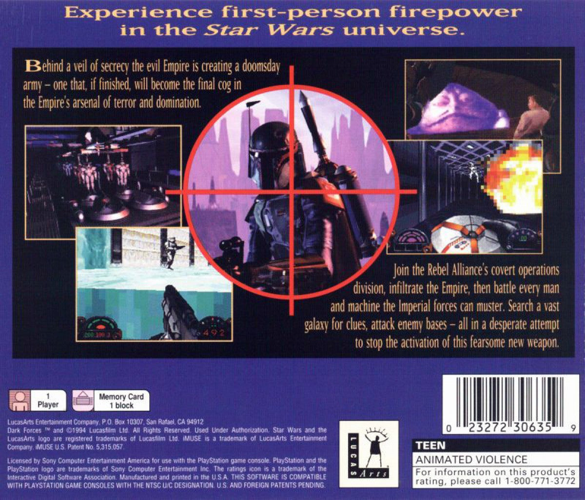 Star Wars: Dark Forces – PlayStation 1 (PS1)