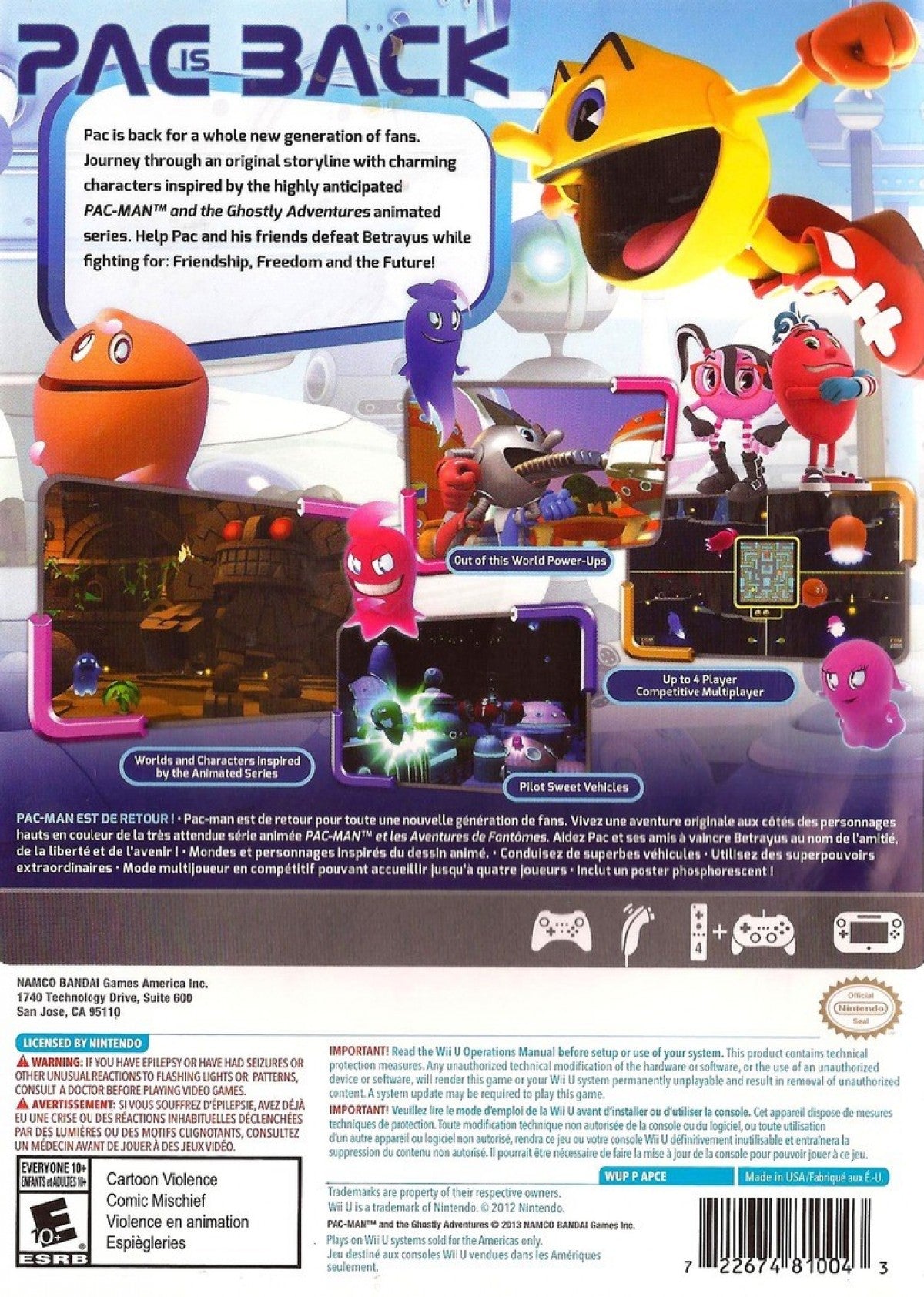 Pac-Man and the Ghostly Adventures – Nintendo Wii U (WiiU)