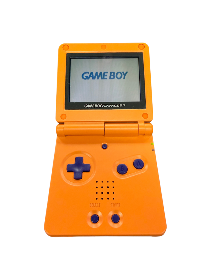 Game Boy Advance SP (GBA SP) [AGS-001] [Custom Naruto Shell] – Good Condition