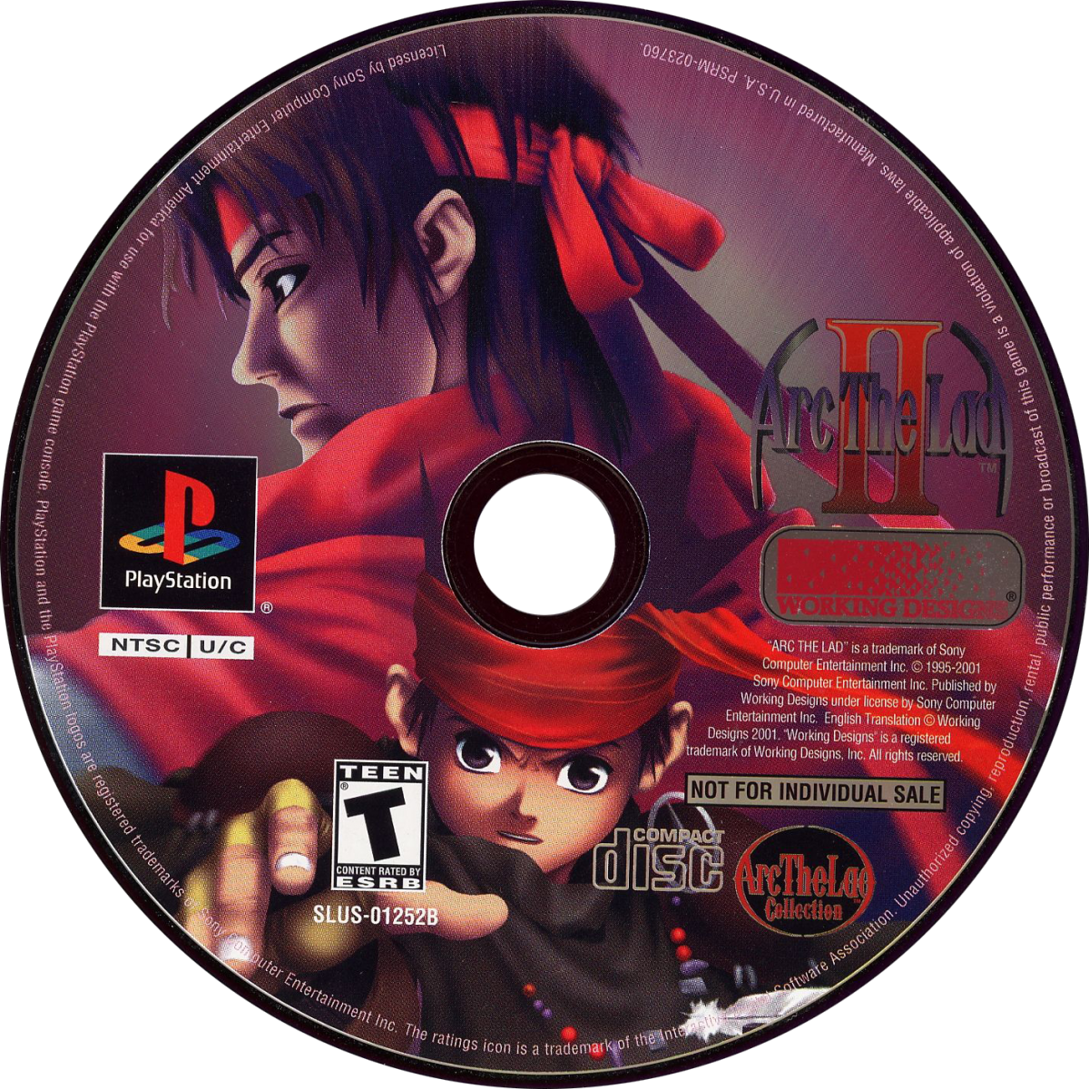 Arc the Lad Collection – PlayStation 1 (PS1)