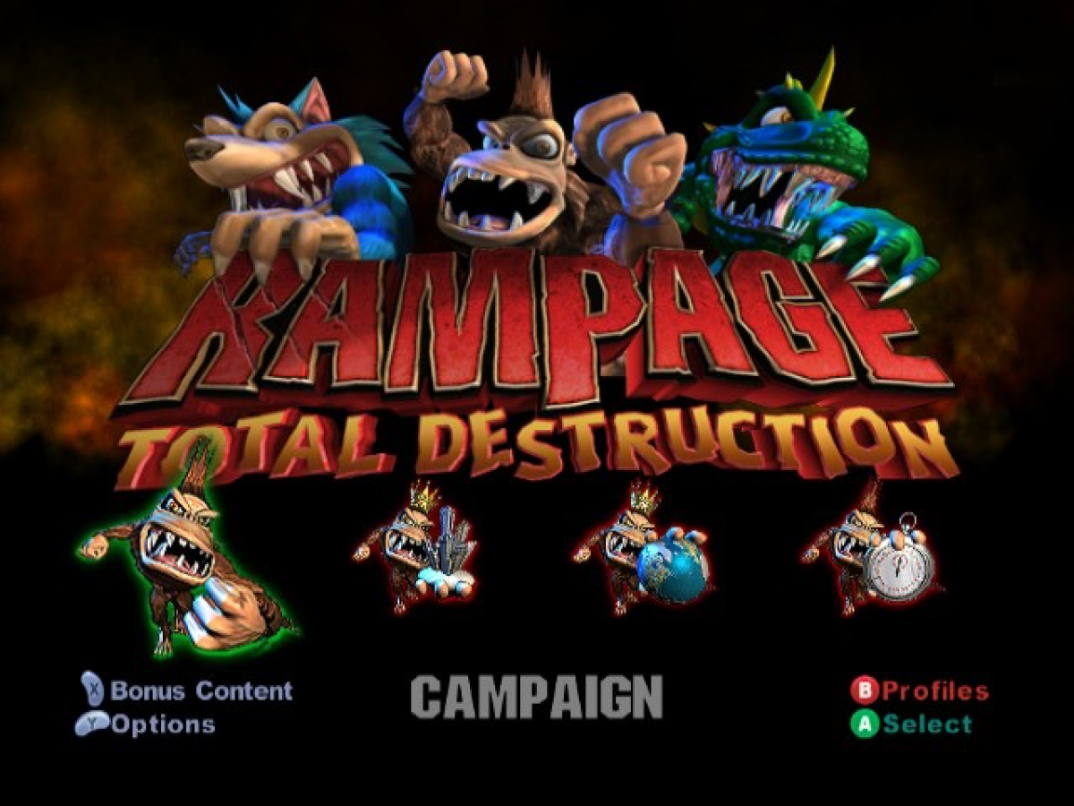 Rampage: Total Destruction – GameCube (GC)