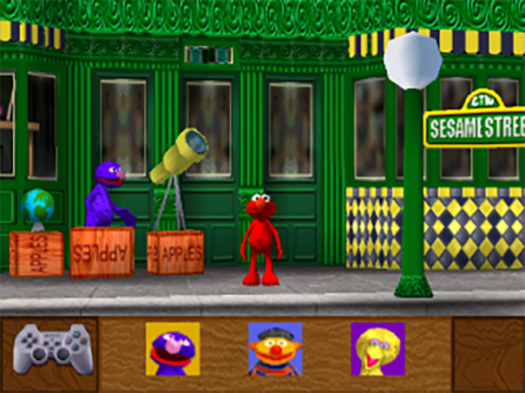 Elmo's Letter Adventure – PlayStation 1 (PS1)