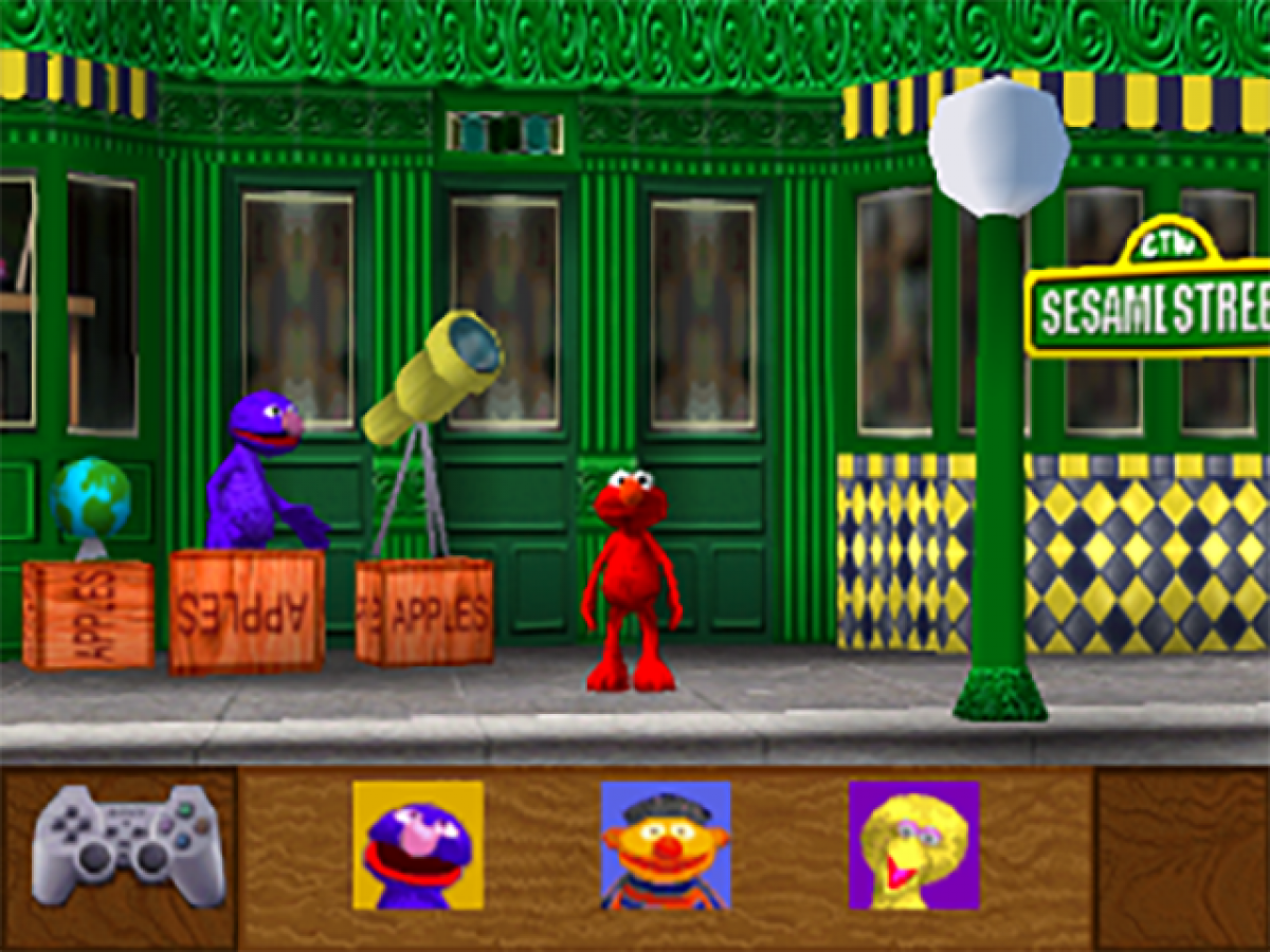 Elmo's Letter Adventure – PlayStation 1 (PS1)