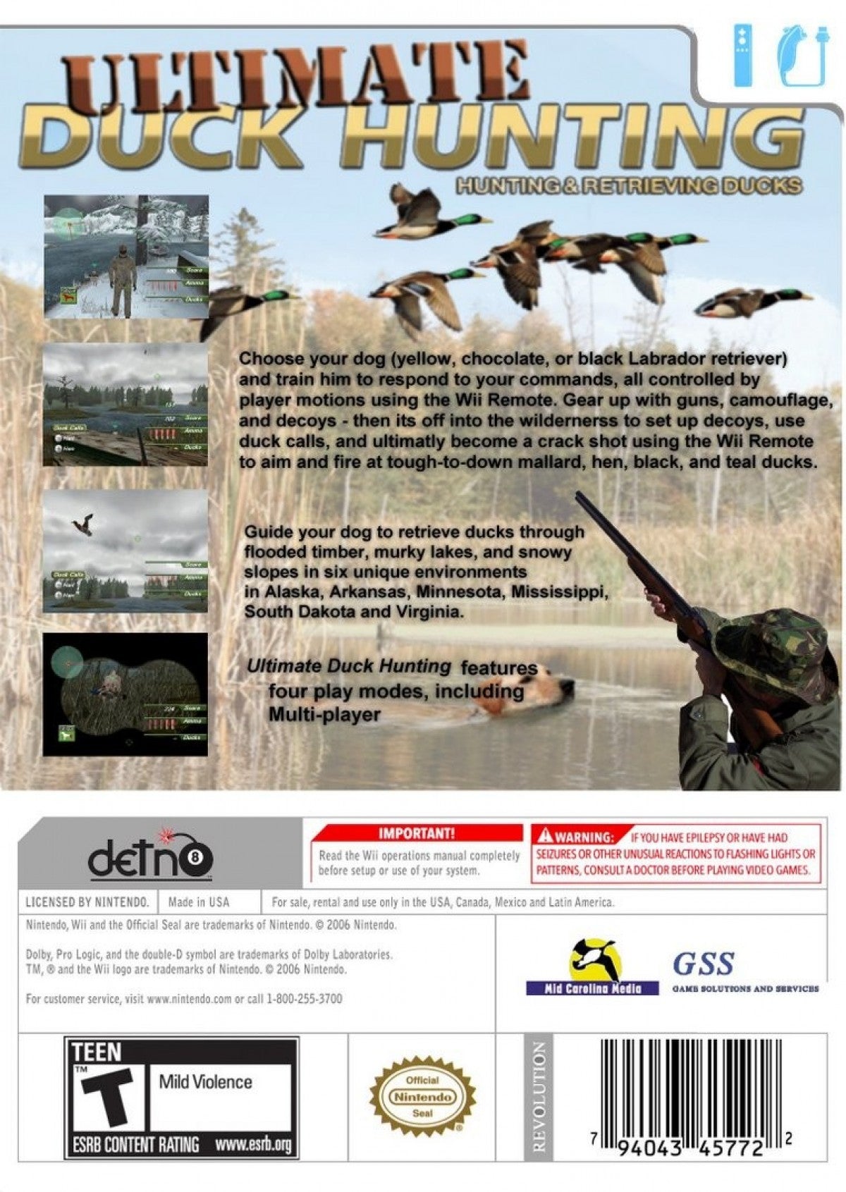 Ultimate Duck Hunting – Nintendo Wii (Wii)