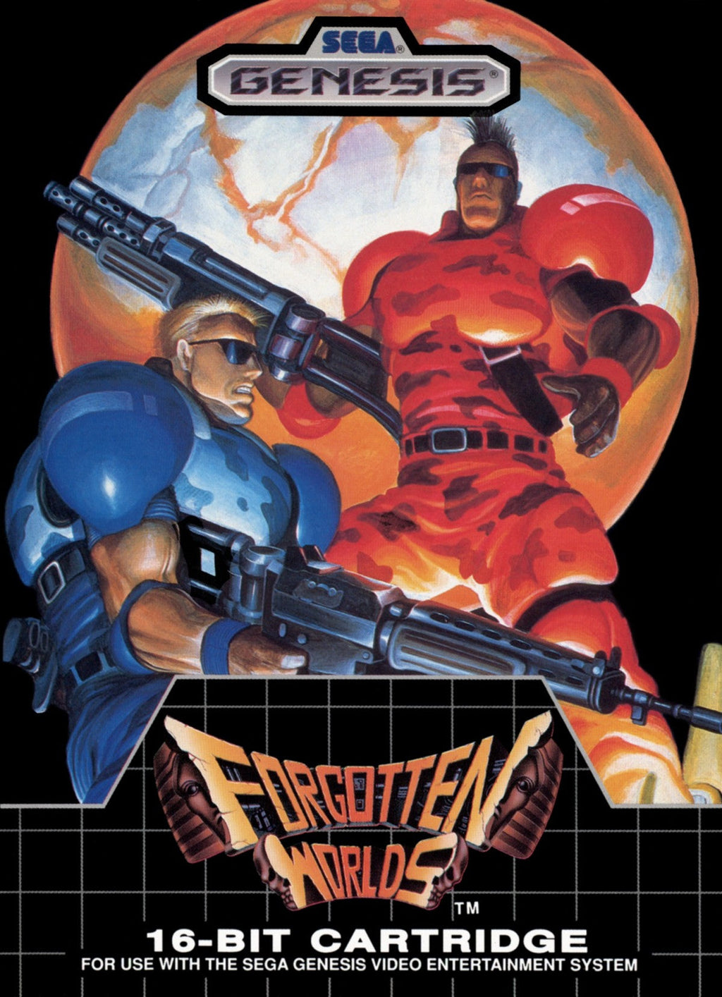 Forgotten Worlds – Sega Genesis (GEN)