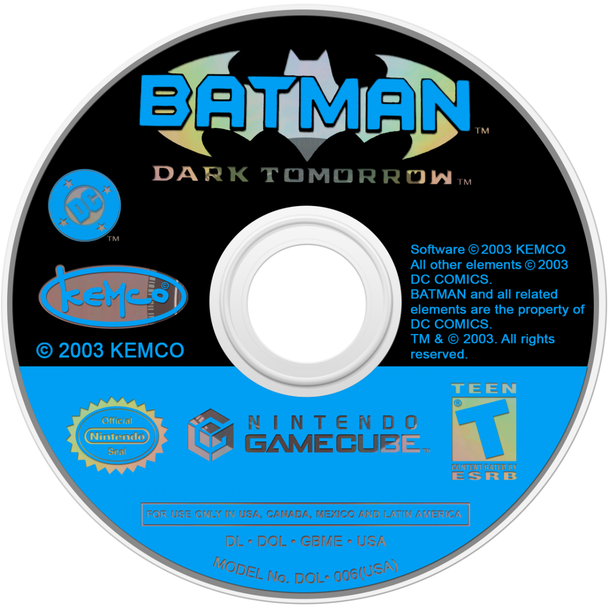 Batman: Dark Tomorrow – GameCube (GC)