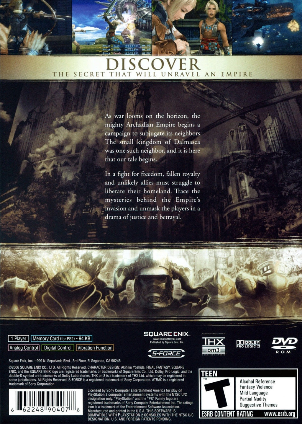 Final Fantasy XII [Greatest Hits] – PlayStation 2 (PS2)