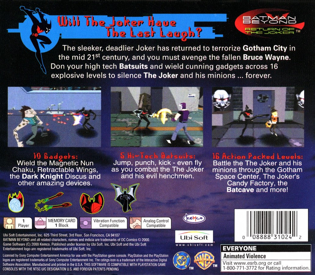 Batman Beyond – PlayStation 1 (PS1)