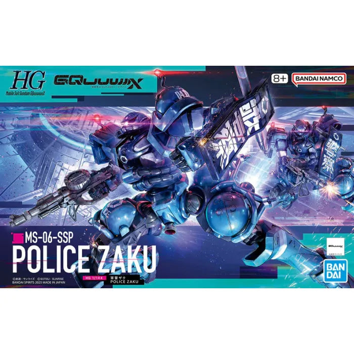 #2 MS-06-SSP Police Zaku "Mobile Suit Gundam GQuuuuuuX", Bandai Hobby HG 1/144C – Gundam Model Kit