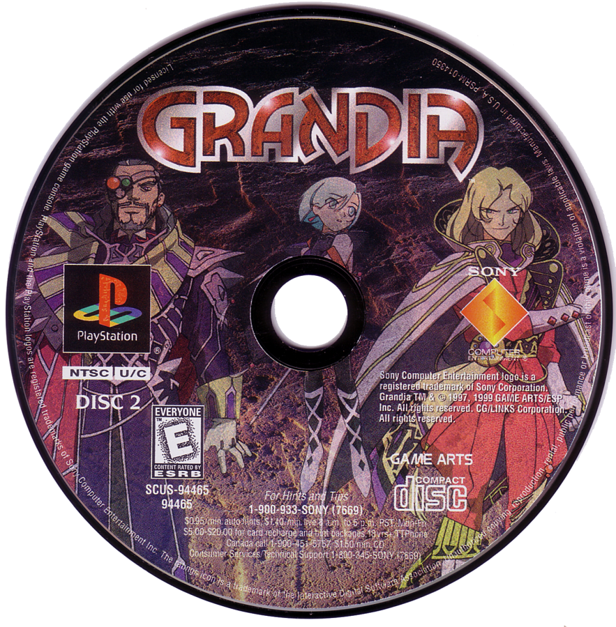 Grandia – PlayStation 1 (PS1)