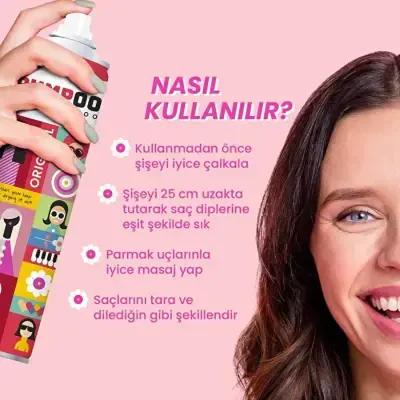 Pumpoo Dry Shampoo Powder French Powder 200ml - Convenient Waterless Hair Care