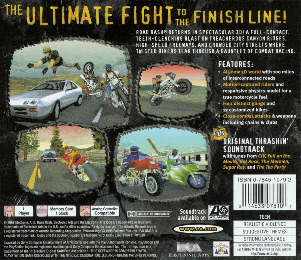 Road Rash 3D – PlayStation 1 (PS1)