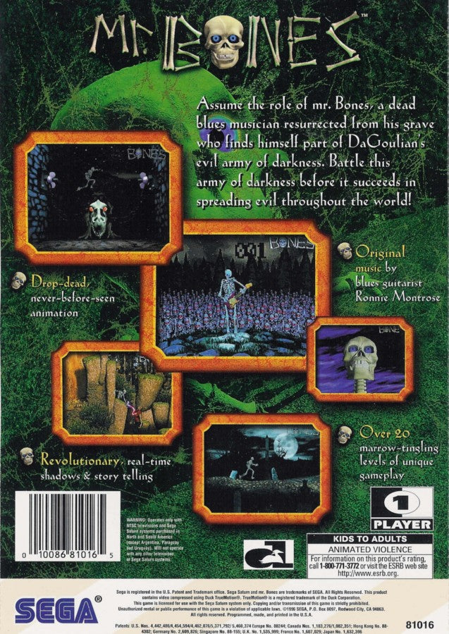Mr. Bones – Sega Saturn (SS)