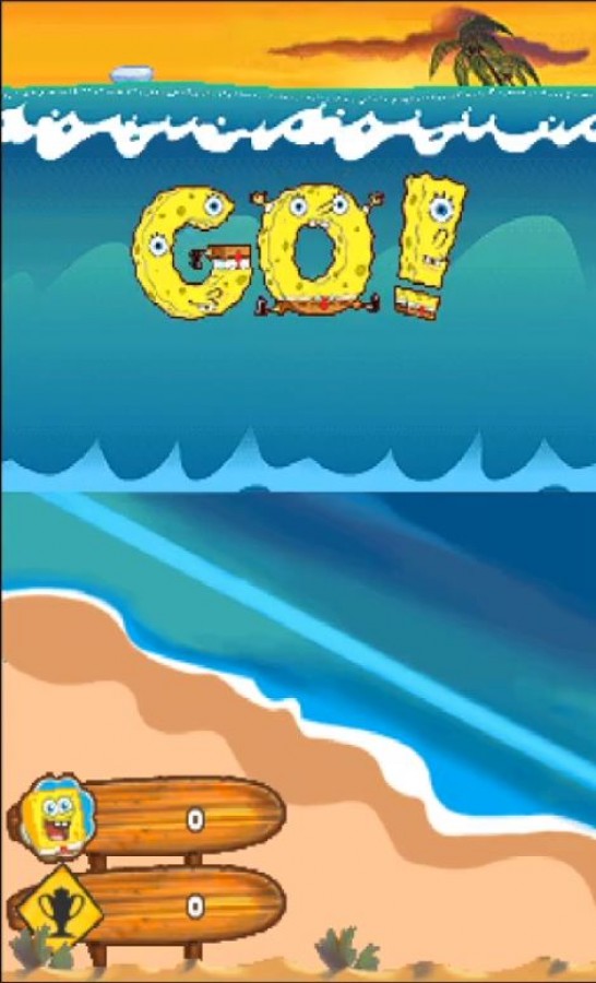Spongebob Squarepants: Surf & Skate Roadtrip — Nintendo DS (DS)
