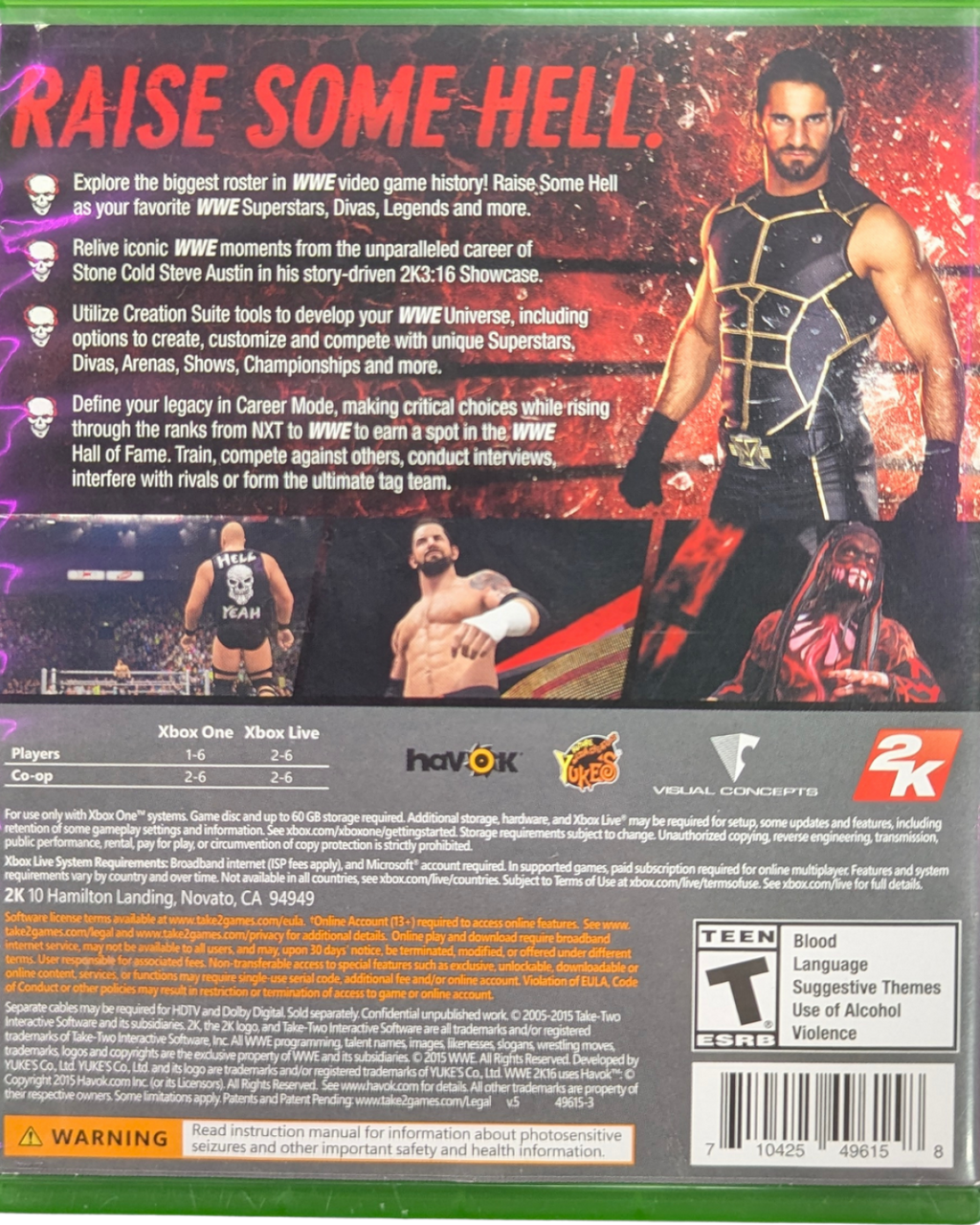 WWE 2K16 – Xbox One (XONE)