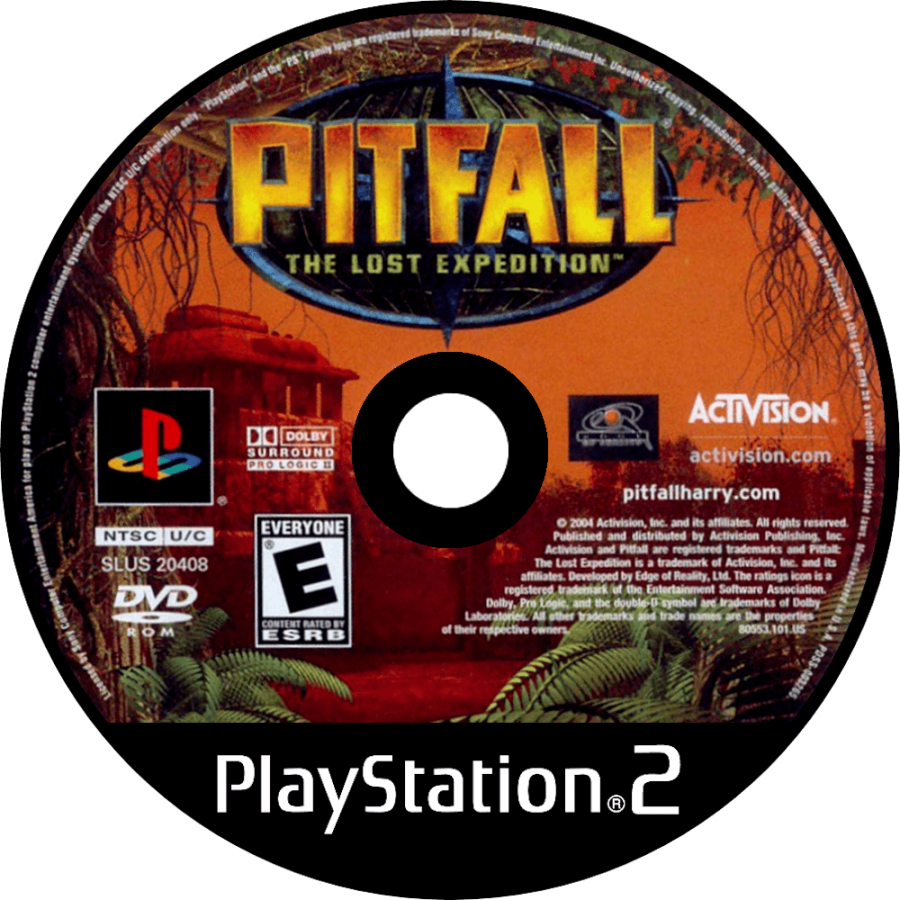 Pitfall The Lost Expedition – PlayStation 2 (PS2)