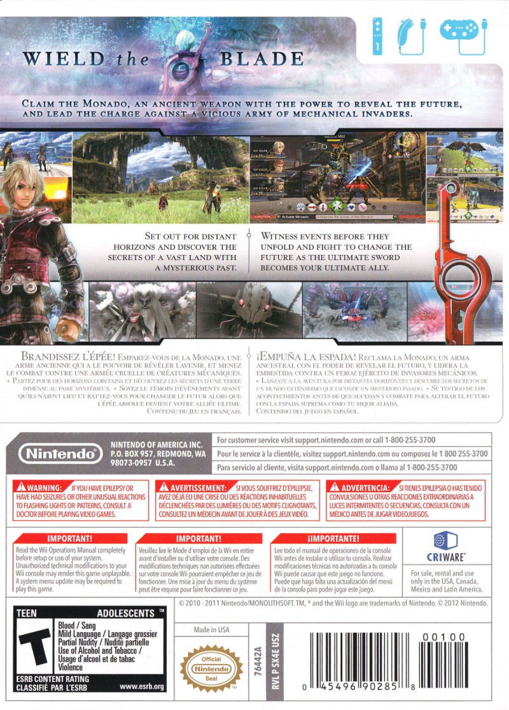 Xenoblade Chronicles – Nintendo Wii (Wii)