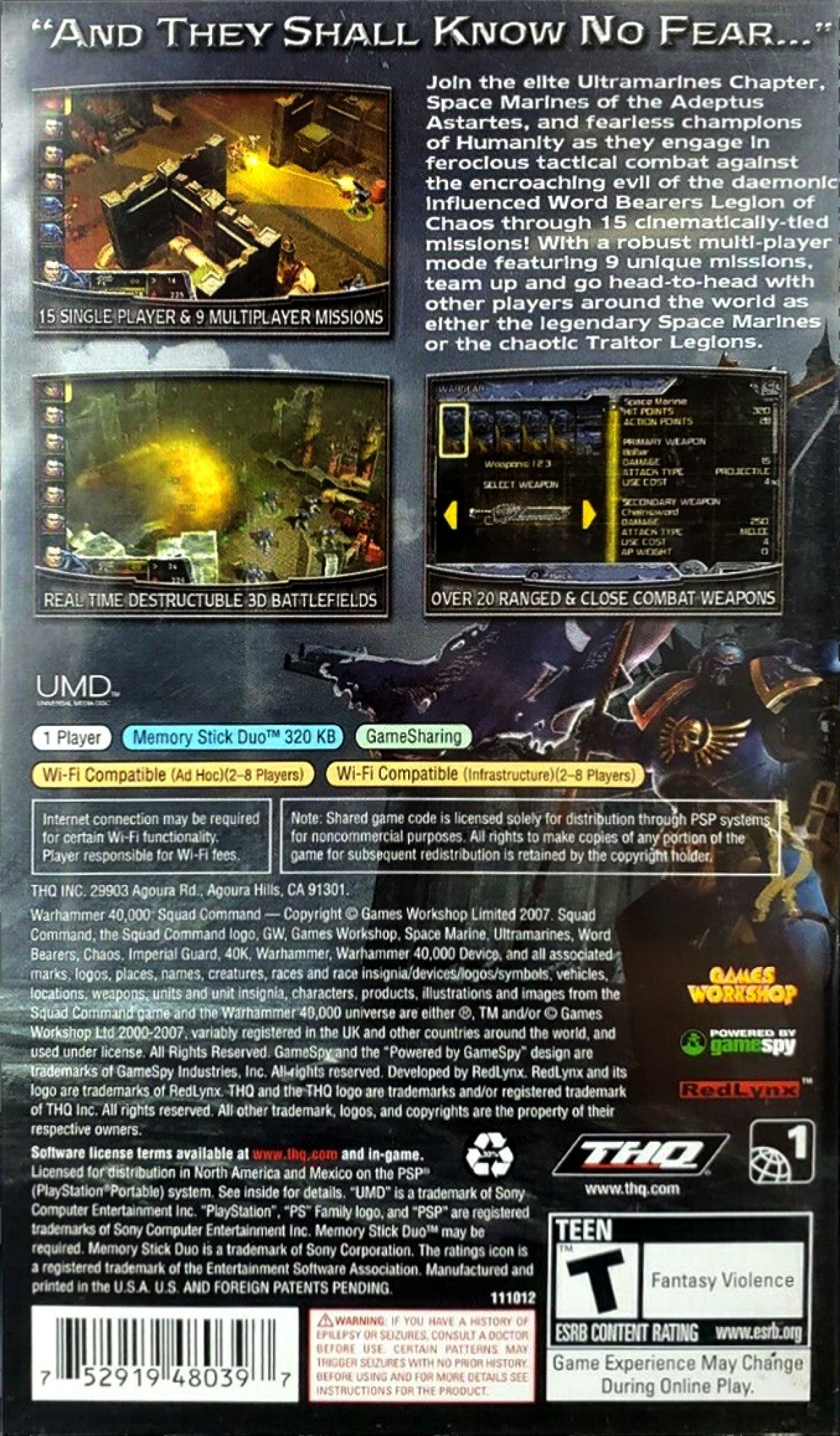 Warhammer 40000: Squad Command – PlayStation Portable (PSP)