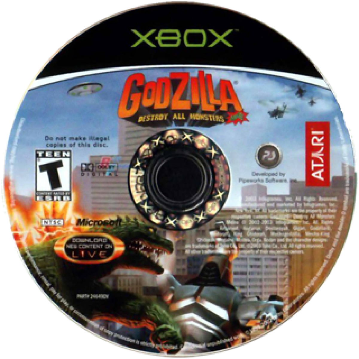 Godzilla: Destroy All Monsters Melee – Xbox (XBOX)