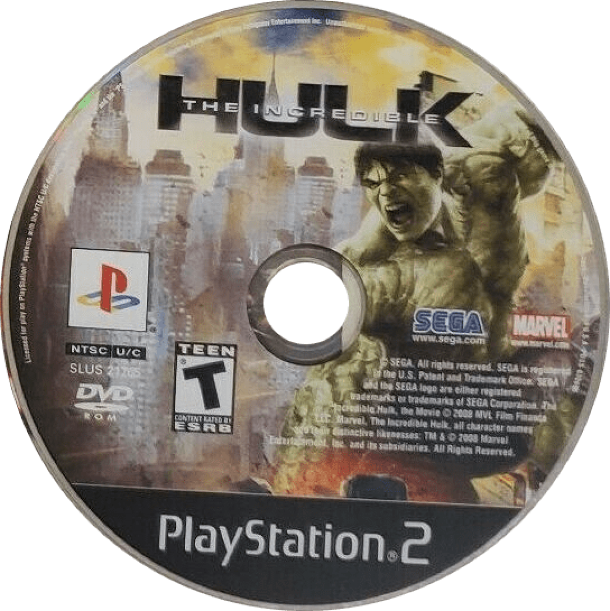 The Incredible Hulk – PlayStation 2 (PS2)