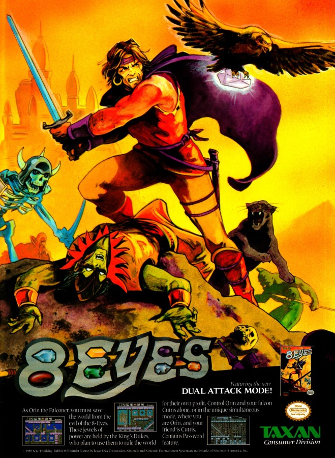 8 Eyes [CIB] – Nintendo Entertainment System (NES)
