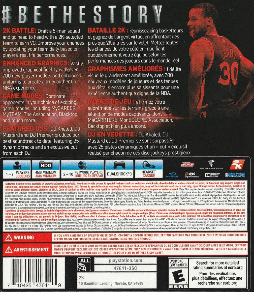 NBA 2K16 – PlayStation 3 (PS3)