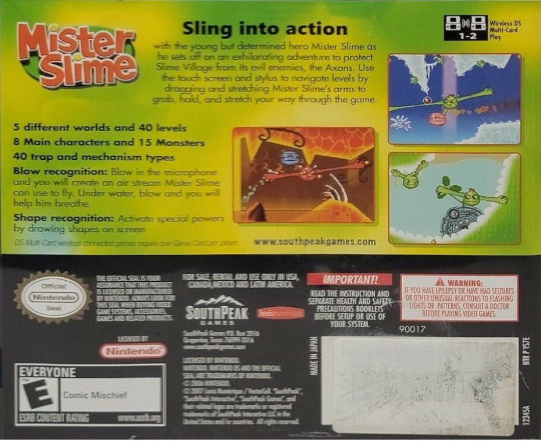 Mister Slime – Nintendo DS (DS)