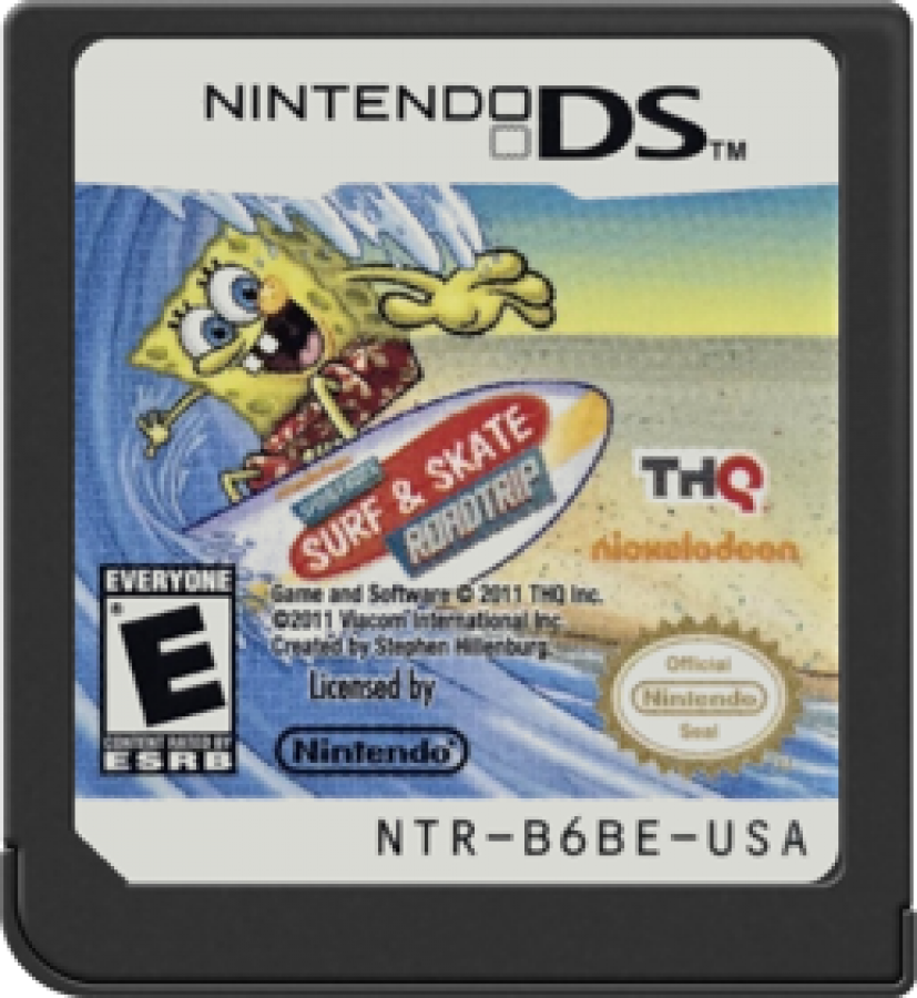 Spongebob Squarepants: Surf & Skate Roadtrip — Nintendo DS (DS)