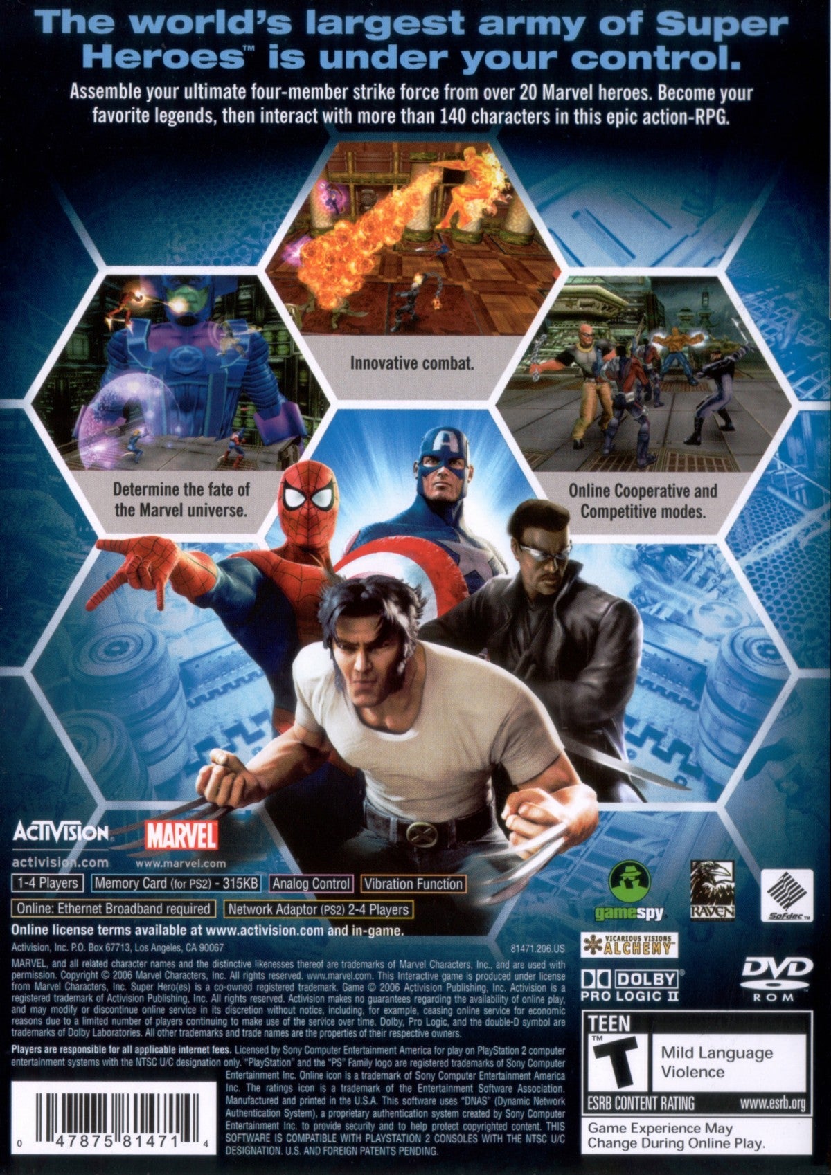 Marvel Ultimate Alliance – PlayStation 2 (PS2)