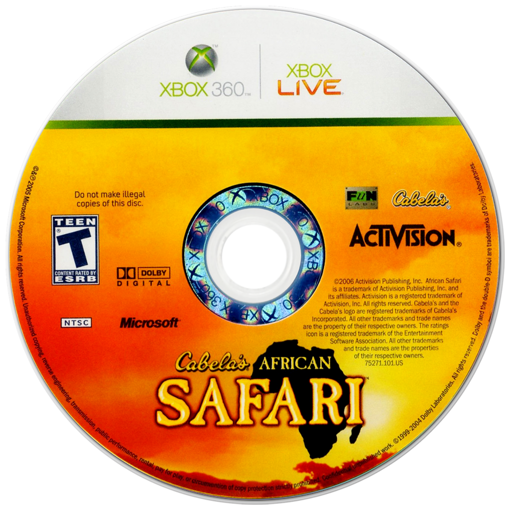 Cabela's African Safari – Xbox 360 (X360)