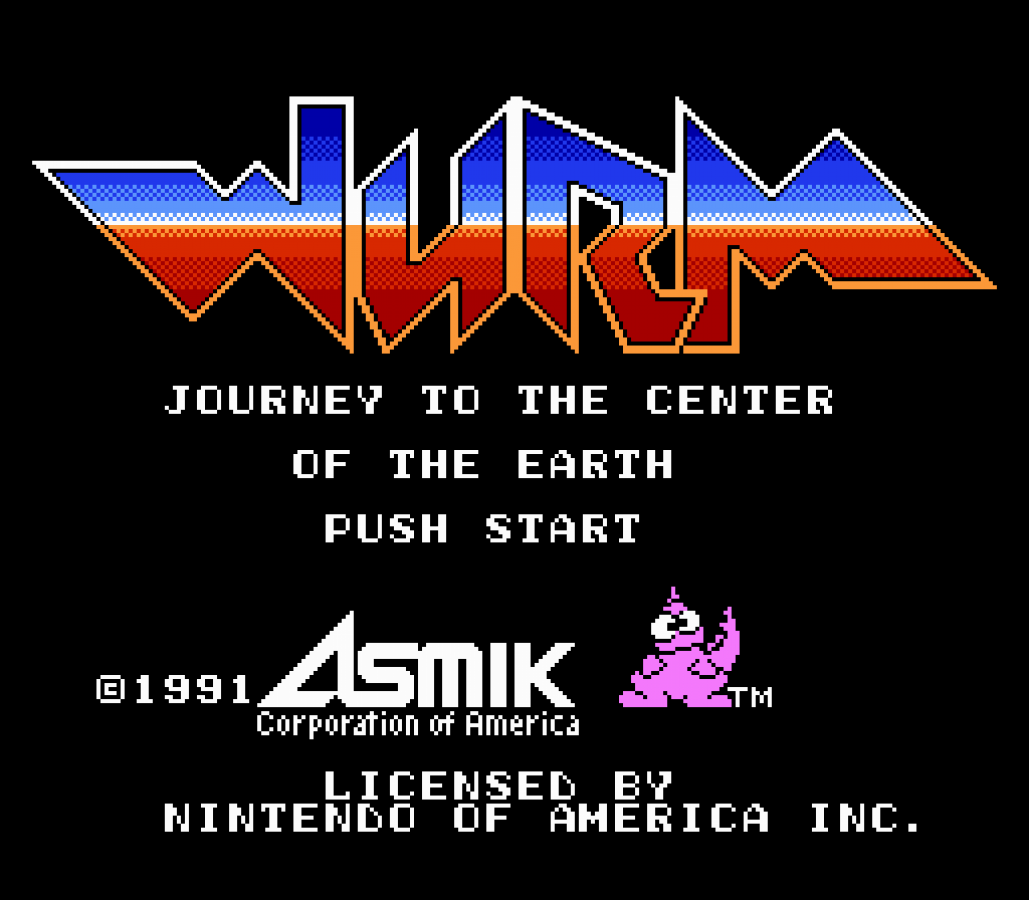 WURM: Journey to the Center of tthe Earth [CIB] – Nintendo Entertainment System (NES)