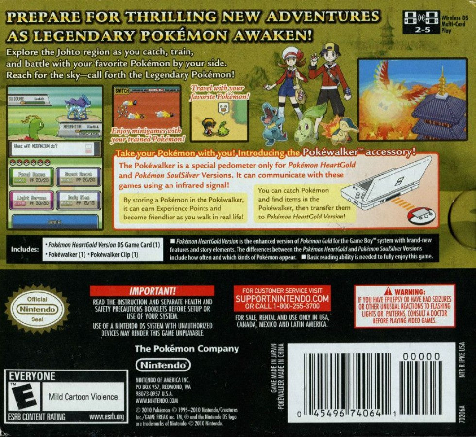 Pokemon: HeartGold Version – Nintendo DS (DS)