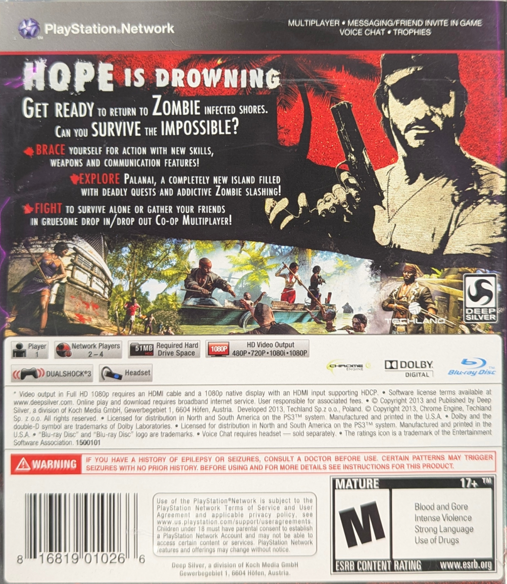 Dead Island Riptide [Special Edition] – PlayStation 3 (PS3)