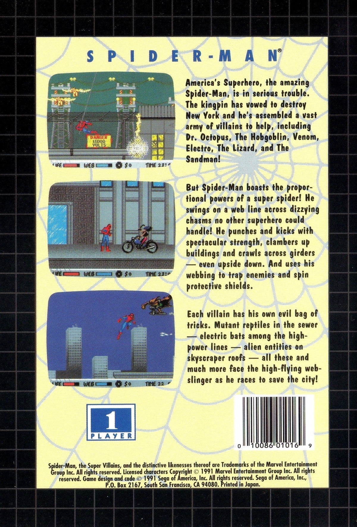 Spider-Man – Sega Genesis (GEN)