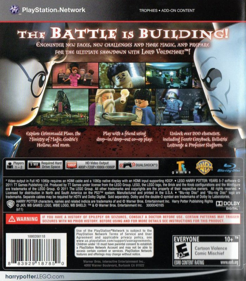 LEGO Harry Potter: Years 5-7 – PlayStation 3 (PS3)
