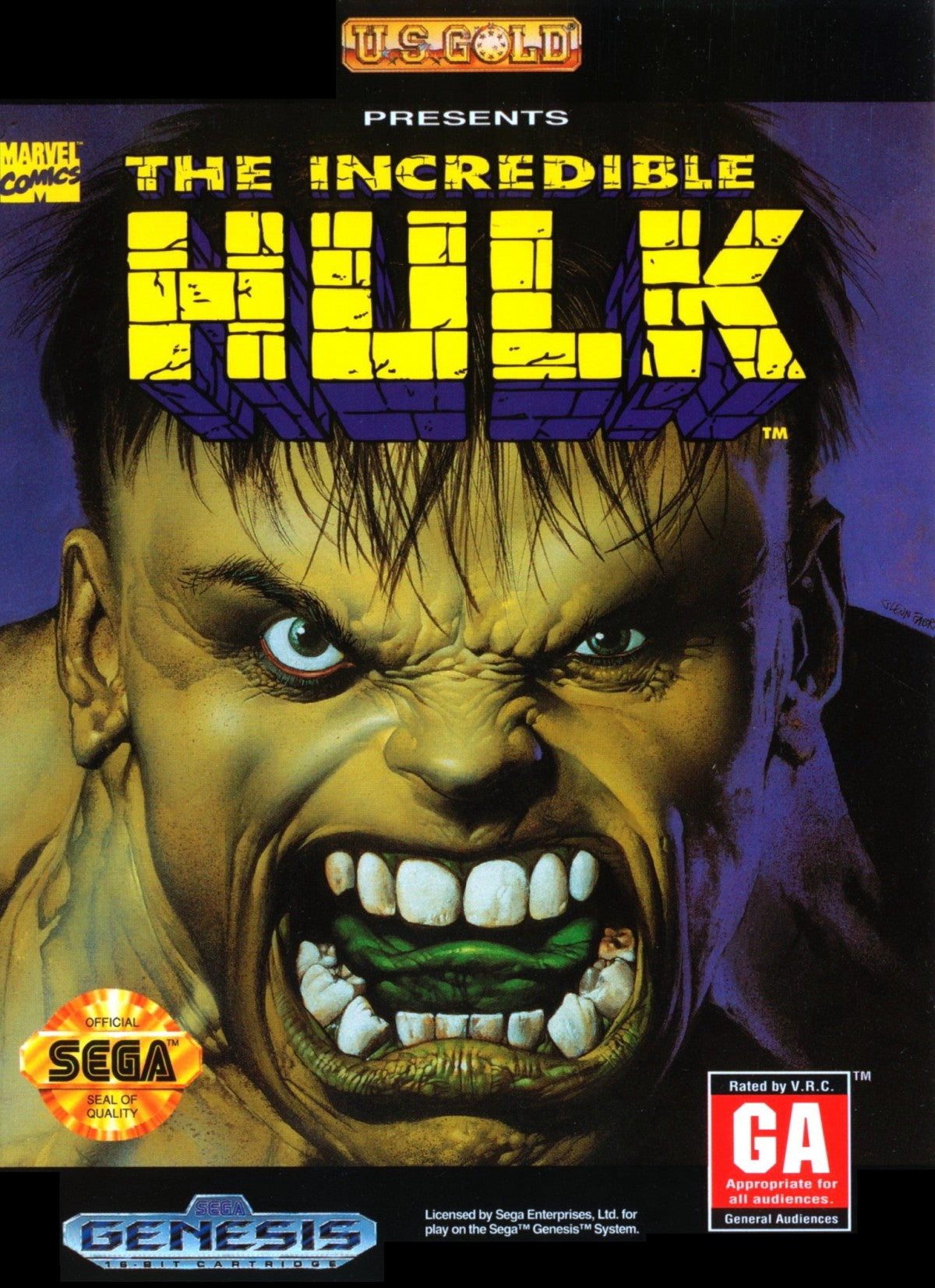 The Incredible Hulk – Sega Genesis (GEN)