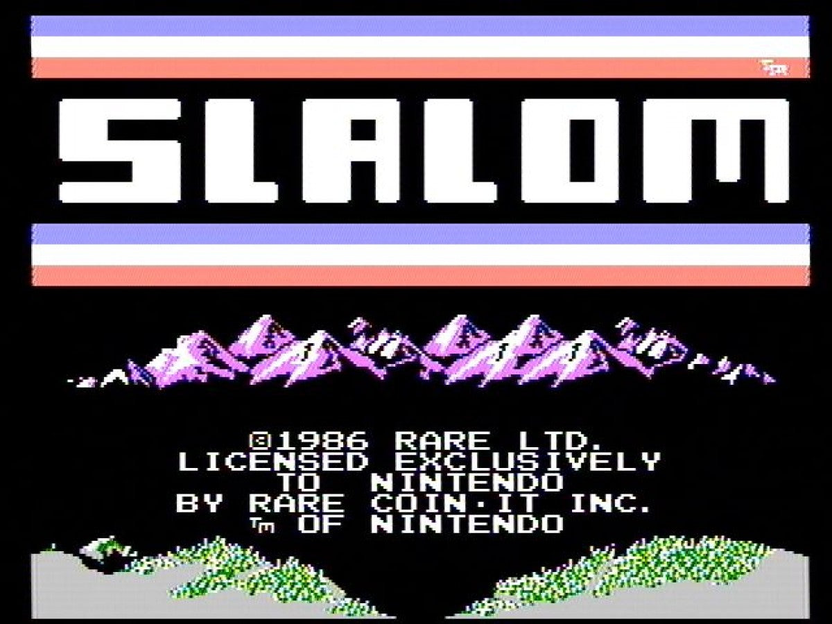 Slalom [5 Screw] – Nintendo Entertainment System (NES)