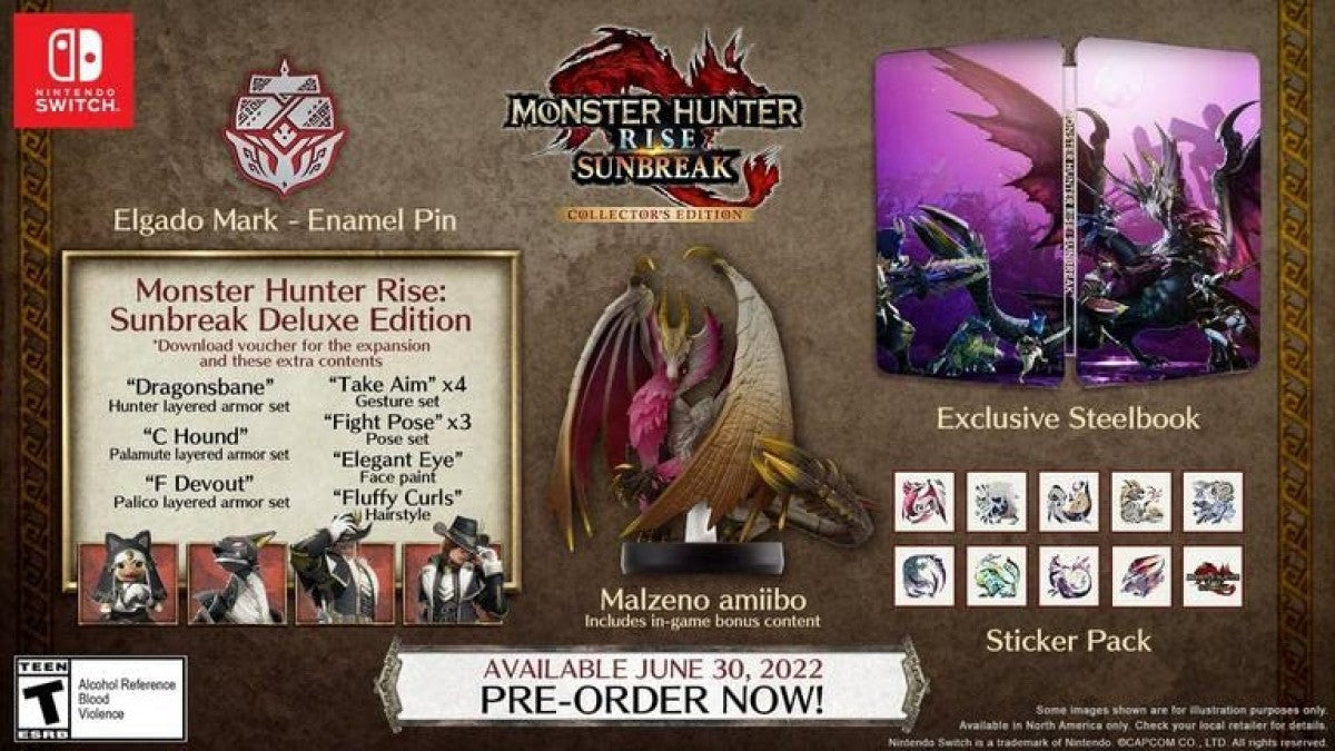 Monster Hunter Rise Sunbreak [Collector's Edition] – Nintendo Switch (NS)