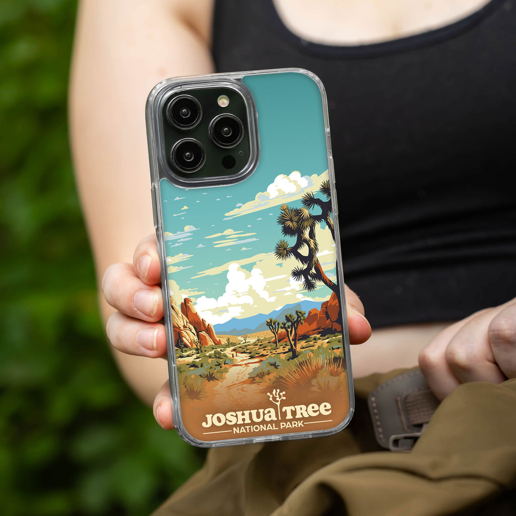 National Parks Joshua Tree HD Apple iPhone 15 Series Mag-Safe Phone Case