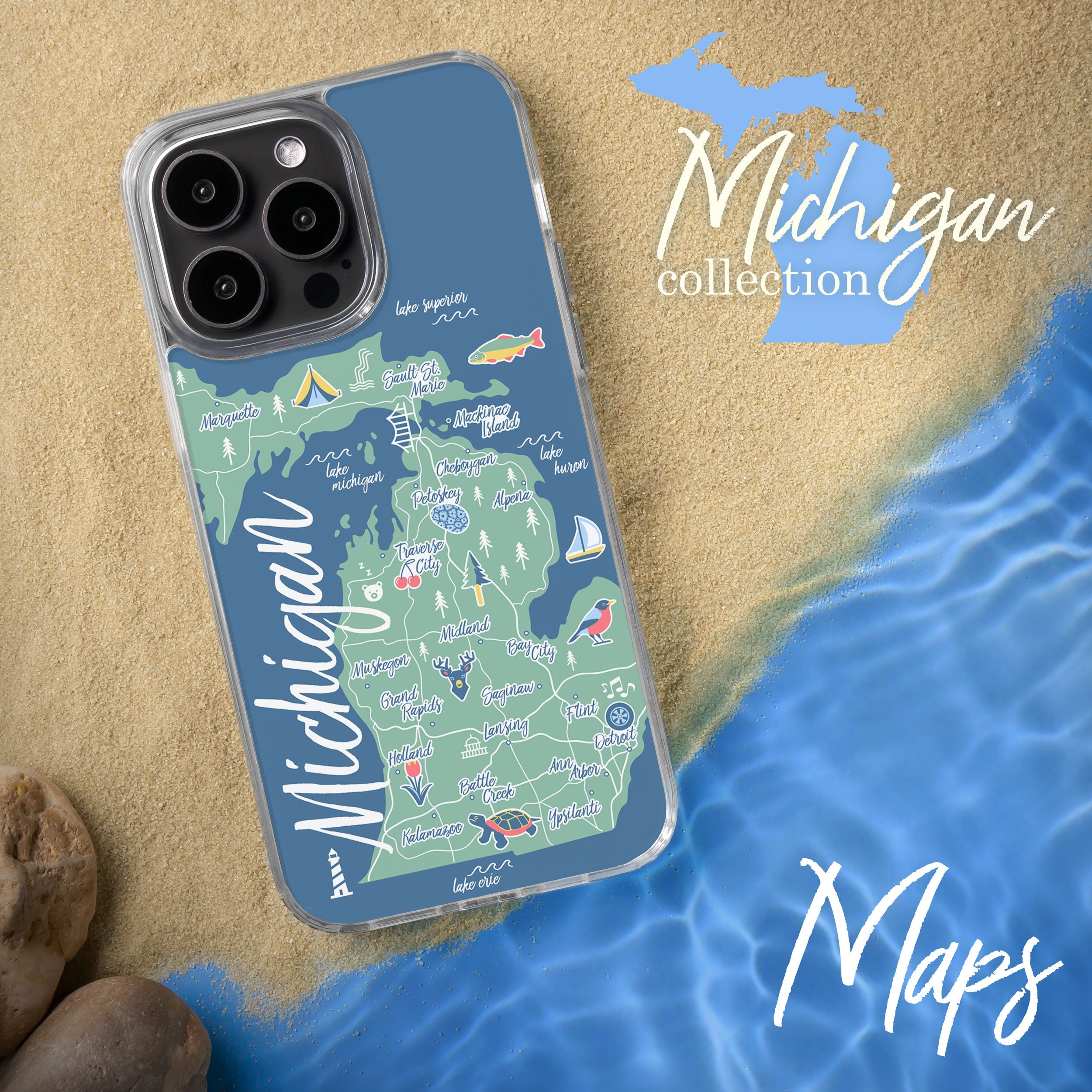 Michigan HD Apple iPhone 11 Series Phone Case