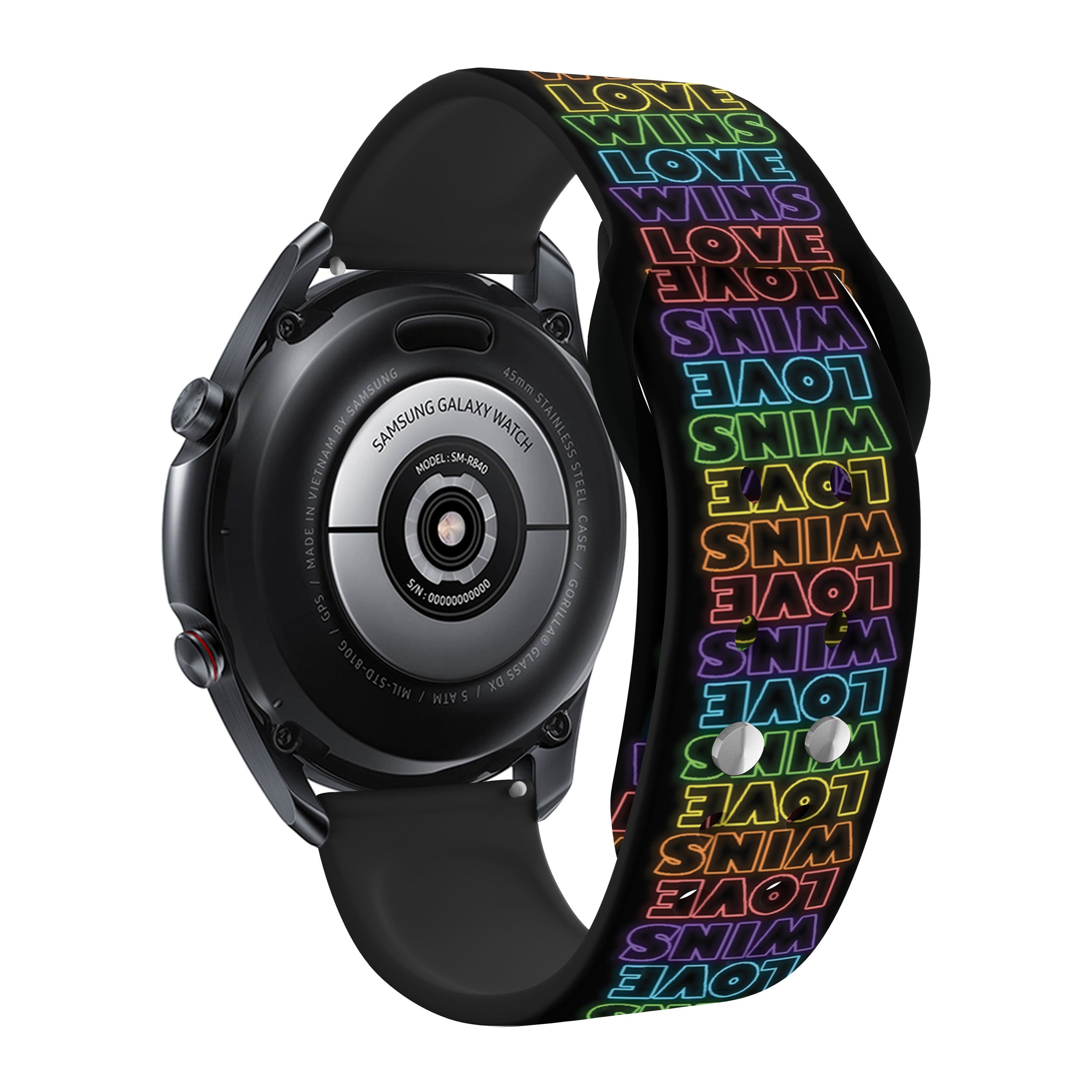 Pride HD  Watchband for Samsung, Garmin, Fossil, and More for Samsung, Garmin, Fossil, and More