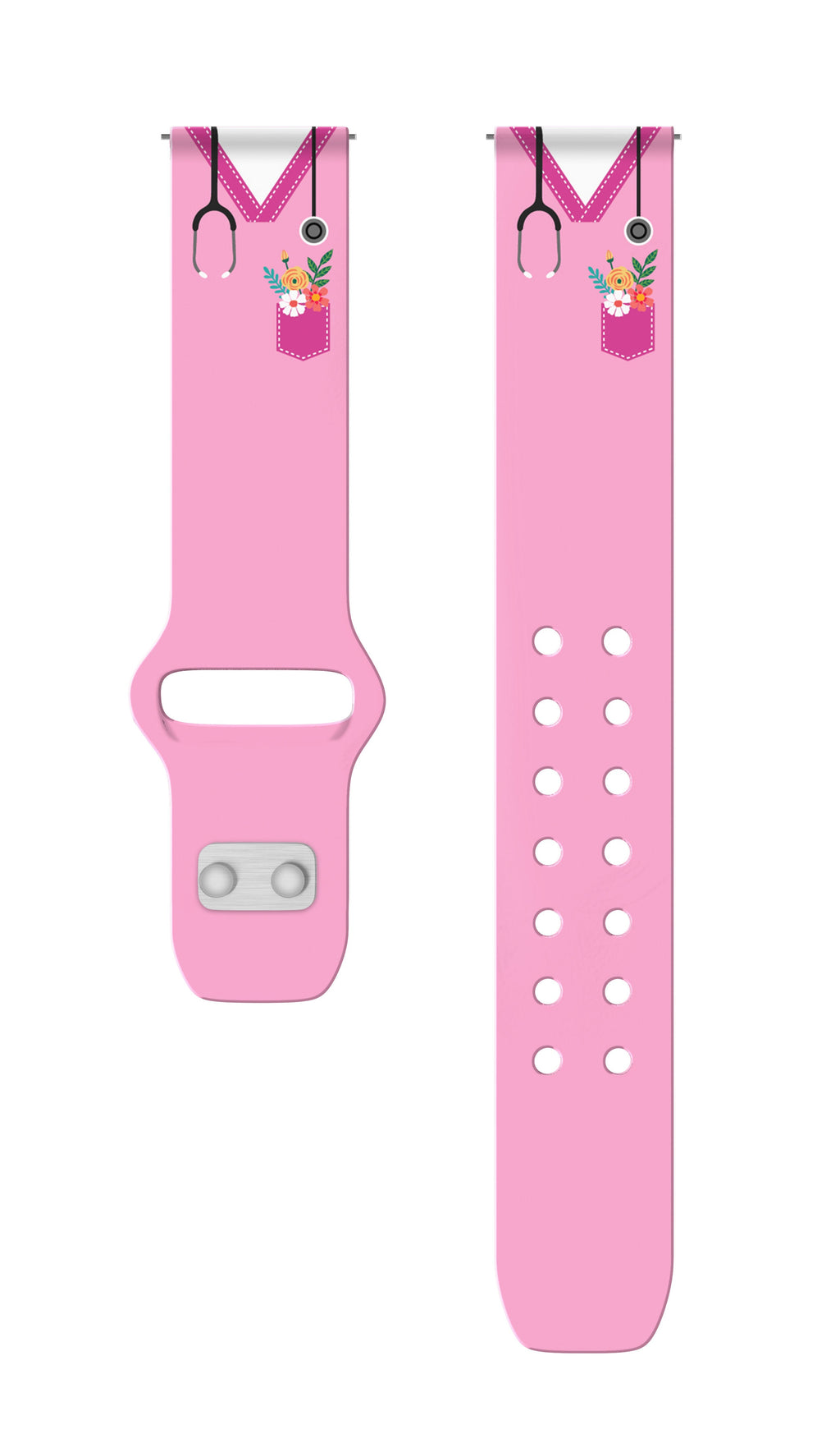 Nursing HD  Watchband for Samsung, Garmin, Fossil, and More for Samsung, Garmin, Fossil, and More