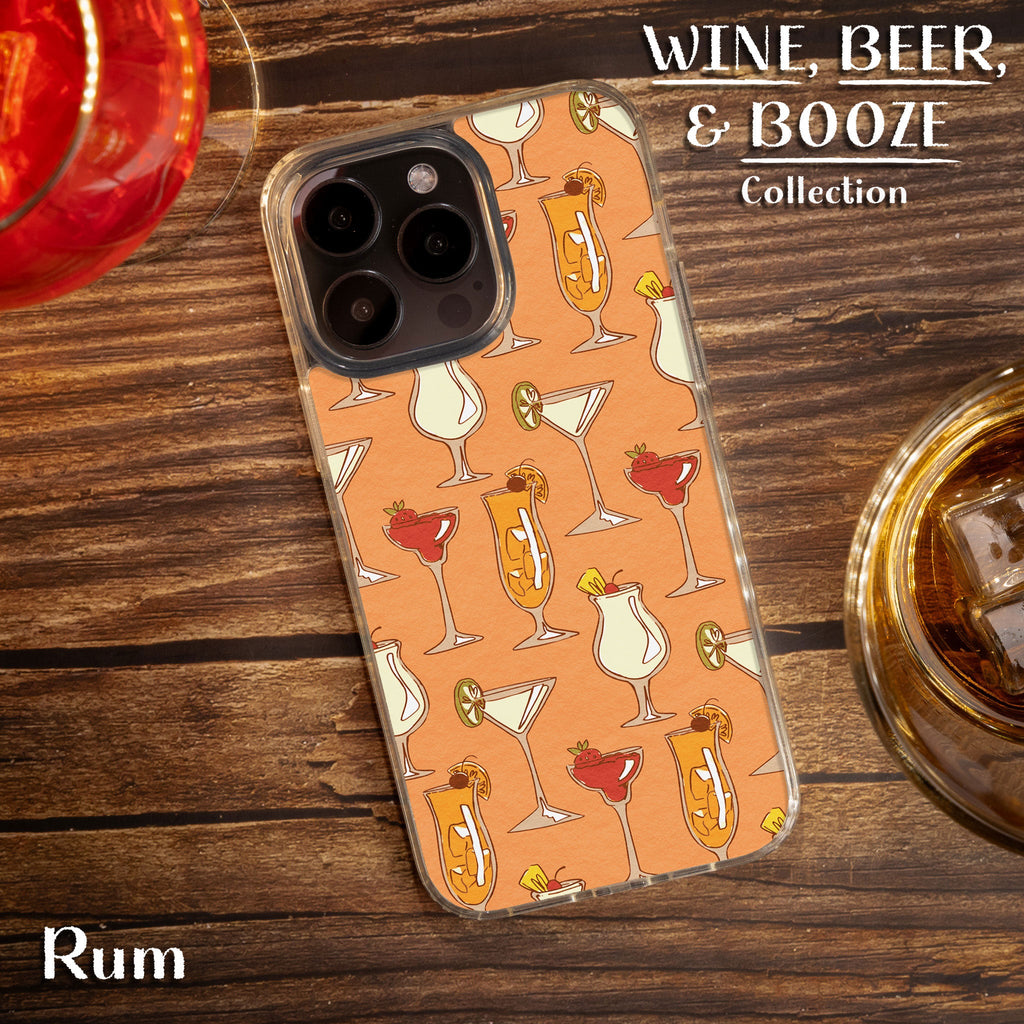 Wine, Beer, & Booze HD Apple iPhone 14 Series Mag-Safe Phone Case